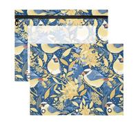 FRODOTGV Estuche para lápices dorado y plateado con 3 ojales reforzados, bolsillo de 3 agujeros para carpeta de 3 anillos, paquete de 2 suministros para el hogar para estudiantes