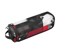 FRODOTGV Hot Hair Tools 90569_1 - Bolsa de viaje con diseño de conejo a cuadros y conejos, Happy Easter_90569_1, accesorio de viaje, estuche de viaje para plancha plana, herramientas calientes y