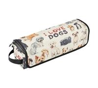 FRODOTGV Hot Hair Tools - Bolsa de viaje impermeable, organizador de viaje con almohadilla resistente al calor para alisadores, rizador, secador de pelo, hoja de hongo personalizada, azul marino, 09,