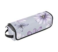 FRODOTGV Hot Hair Tools - Bolsa de viaje para mujer con alfombrilla extraíble resistente al calor, color morado petunia natural para alisadores, rizador, secador de pelo, 12, 1 Size
