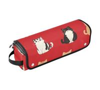FRODOTGV Hot Hair Tools - Bolsa de viaje para mujer con alfombrilla extraíble resistente al calor, dulce burmesecats oro rosa para alisadores, rizador, secador de pelo, 09, 1 tamaño, 1 Size