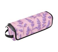FRODOTGV Hot Hair Tools - Bolsa de viaje para mujer con alfombrilla extraíble resistente al calor, lavanda dulce rosa fuerte para alisadores, rizador, secador de pelo