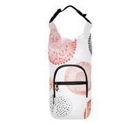 FRODOTGV Lindo erizo de mar blanco botella de agua paquete de cintura versátil con aislamiento para botellas de agua con correa para botellas de 20/24/32/40 onzas