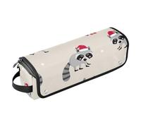 FRODOTGV Lindo mapache Wildlife - Bolsa de viaje para mujer, resistente al calor, funda de transporte, rizador plano, impermeable, bolsa de viaje para mujer, color gris