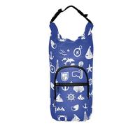 FRODOTGV Marine Sealife - Bolsa de transporte para botellas de agua, ligera, aislada, para equipo de senderismo, mochila para botellas de agua de 20/24/32/40 onzas