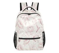 FRODOTGV - Mochila de día para niños, ligera, portátil, ajustable, acolchada, correas de hombro para estudiantes de escuela, uso diario, talla S, Blush Toile, S
