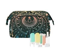 FRODOTGV Moon Sun Star Alchemy Magical - Bolsa de cosméticos para bolso, bolsa grande para cosméticos esenciales para mujer, Moon Sun Star Alchemy Magical, 1 Size