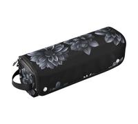 FRODOTGV Nature Lily Hot Hair Tools - Bolsa de viaje y alfombrilla resistente al calor con cremallera para mujer, almacenamiento esencial extraíble para herramientas calientes, planchas planas