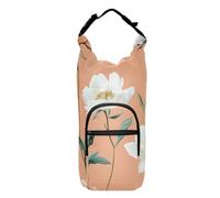 FRODOTGV Nature Peonies - Soporte plegable para botella de agua para mochila, soporte plegable para botella de agua para caminar, se adapta a botellas de 20/24/32/40 onzas