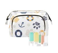 FRODOTGV Neceser, bolsa de medicina, portátil, diseño de patas de dibujos animados, kit de viaje, organizador de monedero para mujer, Patas de dibujos animados, 1 Size