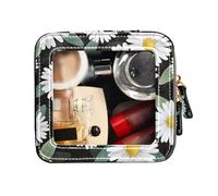 FRODOTGV Neceser de viaje vintage dibujado a mano realista con sol blanco transparente, Sol blanco realista dibujado a mano vintage, 1 Size