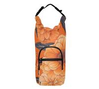 FRODOTGV Orange Florals - Soporte para botellas de agua, varios tamaños, aislado, apto para botellas de 20/24/32/40 onzas