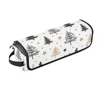 FRODOTGV Organizador 2 en 1 de herramientas para el cabello, impermeable, organizador de viaje y tapete resistente al calor para planchas planas, alisadores, rizadores, ilustración de patrón de