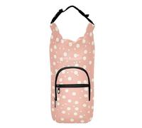 FRODOTGV Riñonera para botella de agua con diseño de lunares, varios tamaños, soporte aislado para botellas de agua de 20/24/32/40 onzas