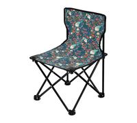 FRODOTGV Silla compacta de campamento con diseño de flores de San Valentín, diseño de gnomo feliz día de San Valentín, ultraligera, bolsa de transporte incluida, silla de senderismo para campamento