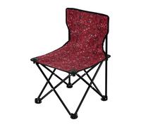 FRODOTGV Silla plegable para campamento con diseño de corazón de San Valentín, silla ligera con bolsa de transporte, silla de pesca para conciertos y conciertos