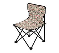 FRODOTGV Sillas compactas de campamento de San Valentín con corazones de eucalipto para adultos, silla de mochilero ultraligera con bolsa de transporte, sillas de pesca en hielo para adultos para