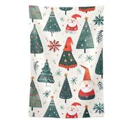 FRODOTGV Tapices festivos de árboles de Navidad, copos de nieve, gnomos escandinavos, para colgar en la pared, decoración de dormitorio, 152 x 101 cm