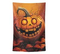 FRODOTGV Tapiz de pared con diseño de calabazas y sonrisas para colgar en la pared, para lavandería, lavandería, 152,4 x 1