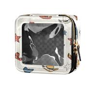 FRODOTGV Western Cowboy Botas de Cactus Espuelas Bolsa De Maquillaje De Viaje Claro, 19 Unidades, 1 Size