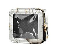 FRODOTGV Western Cowboy Cactus Boots Spurs - Bolsa de maquillaje transparente para viaje, 02, 1 Size