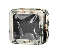 FRODOTGV Western Cowboy Cactus Boots Spurs - Bolsa de maquillaje transparente para viaje, 05, 1 Size
