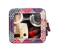 FRODOTGV Winter Elements Mix and Match - Bolsa de maquillaje transparente impermeable para viaje, bolsa organizadora de cuero, Mezcla y combina elementos de invierno., 1 Size