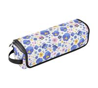 FRODOTGV Yellow Star - Bolsa de viaje para mujer, impermeable, abierta, plana, con alfombrilla de hierro para herramientas calientes, planchas planas, voluminizador de cabello, The Garden Tricolor