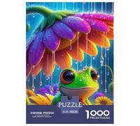 Frog 1000 Piece Jigsaw Puzzle for Adults and Families - Complex Cognitive Game 38x26cm/1000pcs