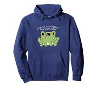 Frog abraza a su introvertido interior,Yo existo sin mi consentimiento Sudadera con Capucha