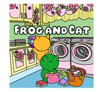 Frog and Cat: Simple and Cute Animal Friends Coloring Book