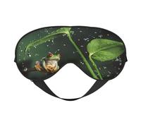 Frog and Rain Sleep Eye Mas - Diseño actualizado con bloqueo de luz para hombres y mujeres, turnos de trabajo, viajes
