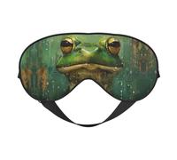 Frog and Rain Sleep Eye Mas - Diseño actualizado con bloqueo de luz para hombres y mujeres, turnos de trabajo, viajes