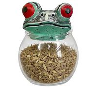 Frog Apothecary Jars Brujería Rana,Envase para pimienta | Tarros de Azúcar Decorativos,Cocineros Paganos Wiccanos Coleccionistas Despensa Estante Salón Dormitorio Estudio Piso