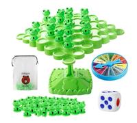 Frog Balance Game, Creative Boys Desktop Frog Balance Toy, ABS Parent-Child Interactive Games for Home, Kindergarten, Indoor, Outdoor, and Travel Fun, 10.43x7.09x1.38 Inches