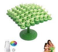 Frog Balance Game,Interactive Desk Toy, Astronaut Balanced Tree,funny frog learning toy,balancearse,battle juego de mesa,Two-Player Stacking Battle,Education Tool,50 Piece Set For Kids Adults(A)