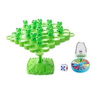 Frog Balancing Game Toy - Interactive Desktop Puzzle For 2 Players, Stacking Tree Game For Kids Adults, Develops Fine Motor Skills & Concentration, Family Fun
