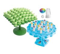 Frog Balancing Tree - Stacking Puzzle Game, Educational Thinking Toy | Astronaut Desktop Challenge, Parent-Child Interactive Play | Multiplayer Learning Activity Kids Boys Girls Classroom Party Used