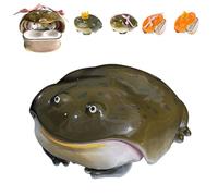 Frog Bluetooth Earbuds Case for AirPods, Cute Frog Design with 3D Cartoon Character Styles Protective Anti-Scratch Hard Cover for Men and Women (Green-C)