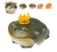 Frog Bluetooth Earbuds Case for AirPods, Cute Frog Design with 3D Cartoon Character Styles Protective Anti-Scratch Hard Cover for Men and Women (Green-A)