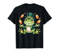 Frog Coins Día de San Patricio Lucky Irish Riqueza Dinero Manifiesto Camiseta
