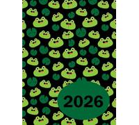 Frog Compact A6 Week To View 2026 Diary: Animated Weekly Planner