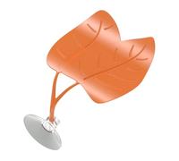 Frog Decorative Basking Leaf, Suction Cup Habitat Decorations, Professional Grade Climbing, High Contrast Natural Green Finish, Industrial Strength Suction Logic, Accessory for Geckos Turtles