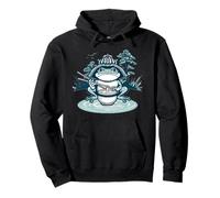 Frog Eating Kawaii Neko Japanese Noodles Anime Samurai Sombrero Sudadera con Capucha