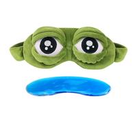Frog Eye Patch - Frog Eye Sleep, 3d Frogs Eyee | Frogs Fun Eyee Cover With Gel Bag | Kids Eyes Patch, Adult Eyes Patches, Sleep Face Cover, Skin-Friendly, For Hotel, Nap, Travel, Train