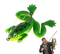 Frog Fishing -, 2.16in Fishing Lure Realistic and Durable | Lifelike Frog Bait For Bass and Freshwater Fish, Fishings Lure For Rivers, Lakes, Ponds, Angling, Sport Fishings