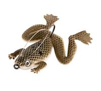 Frog Fishing Lures, Realistic Swimbait Top Water Bait, Soft Artificial Frog Lure for Saltwater Freshwater, Bass Fishing Accessory Trout Anglers in Rivers Lakes Coastal Waters