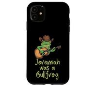 Frog Guitar Jeremiah Was Bullfrog Funny Diciendo Hombres, Mujeres Niños Carcasa para iPhone 11