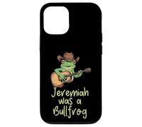 Frog Guitar Jeremiah Was Bullfrog Funny Diciendo Hombres, Mujeres Niños Carcasa para iPhone 12/12 Pro