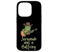 Frog Guitar Jeremiah Was Bullfrog Funny Diciendo Hombres, Mujeres Niños Carcasa para iPhone 14 Pro